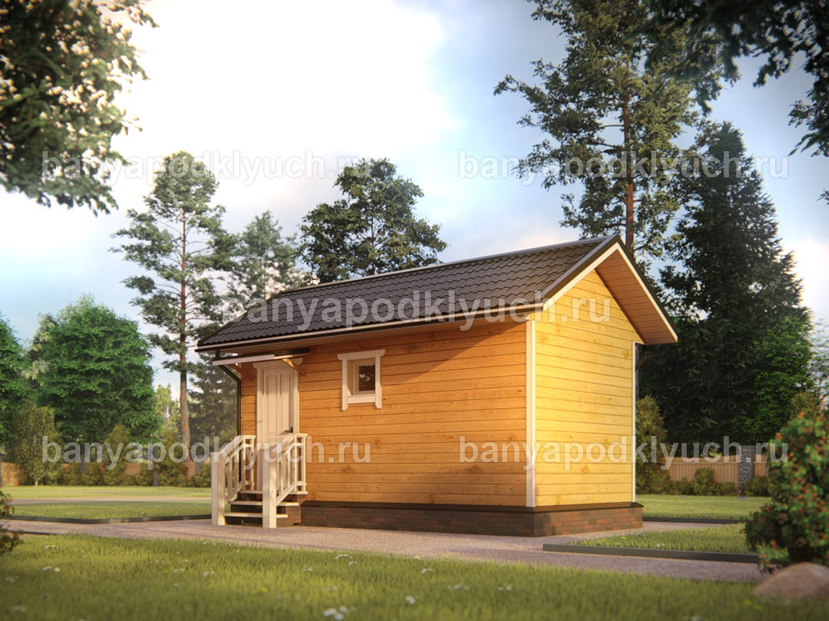 Баня из бруса 6x3 м Баня из бруса 6x3 м