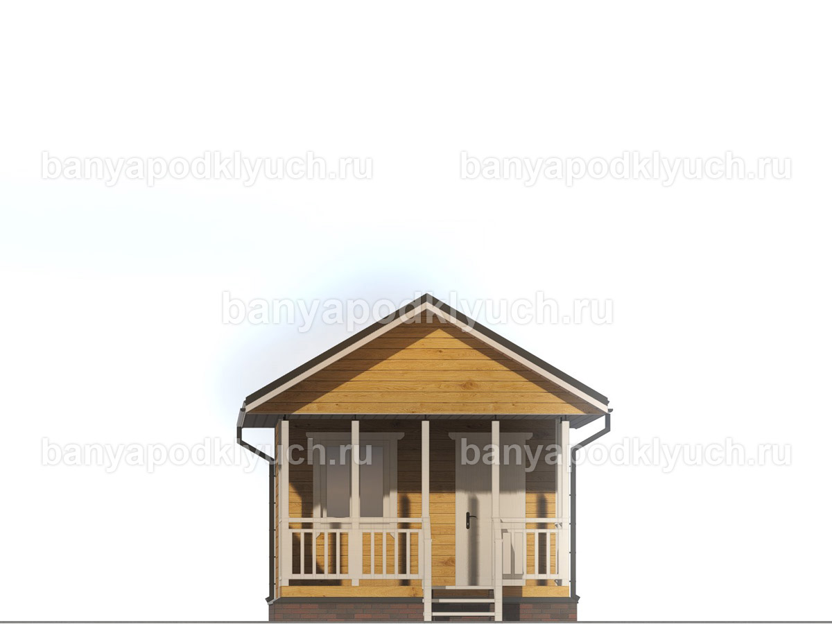 Баня из бруса 6x4 м Баня из бруса 6x4 м
