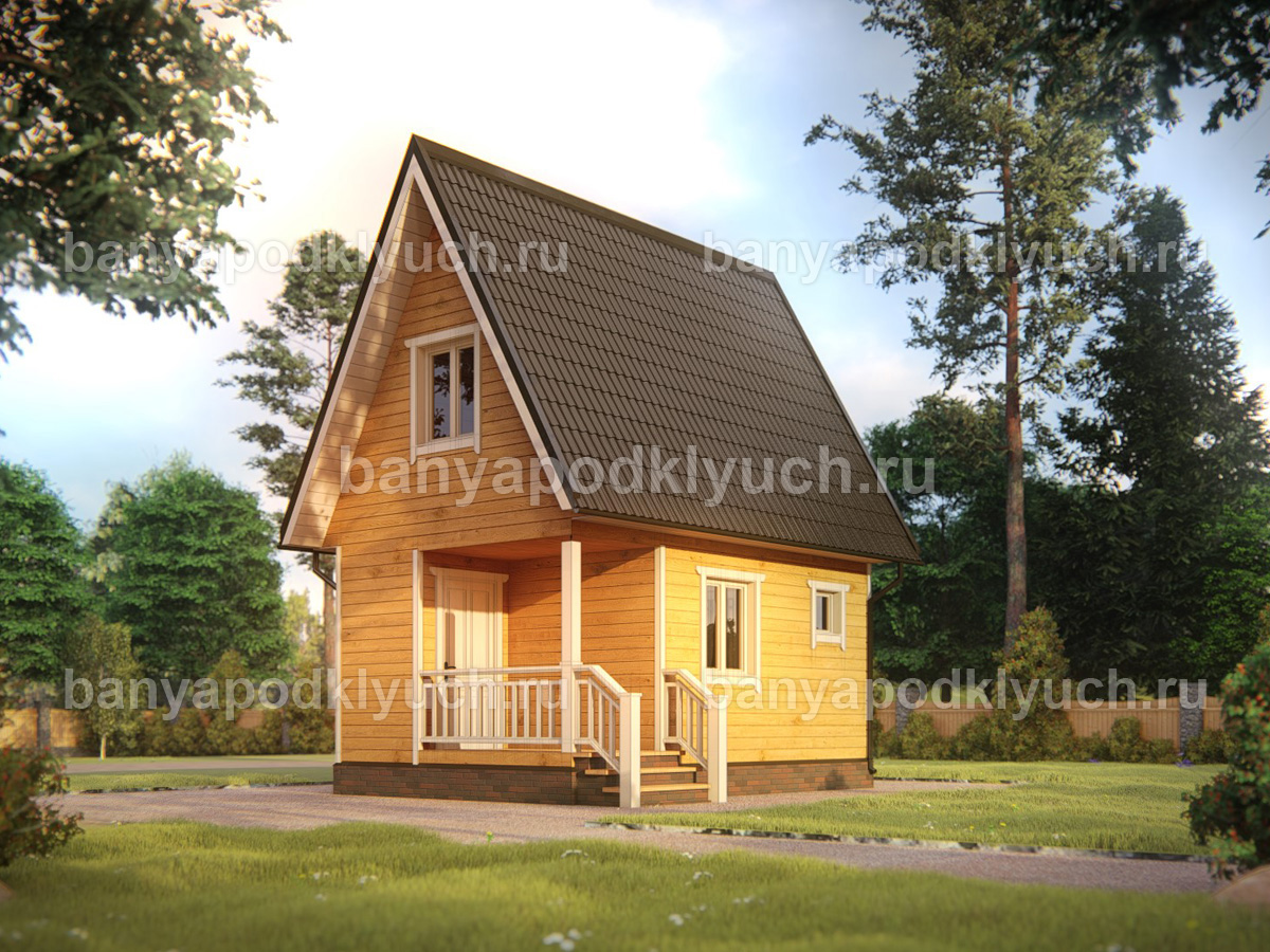 Баня из бруса 6x4 м Баня из бруса 6x4 м