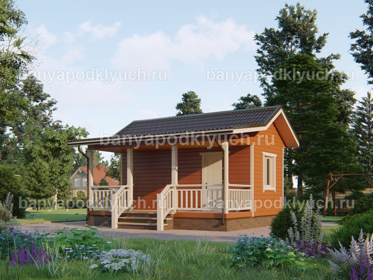 Каркасная баня 6x5 м Каркасная баня 6x5 м