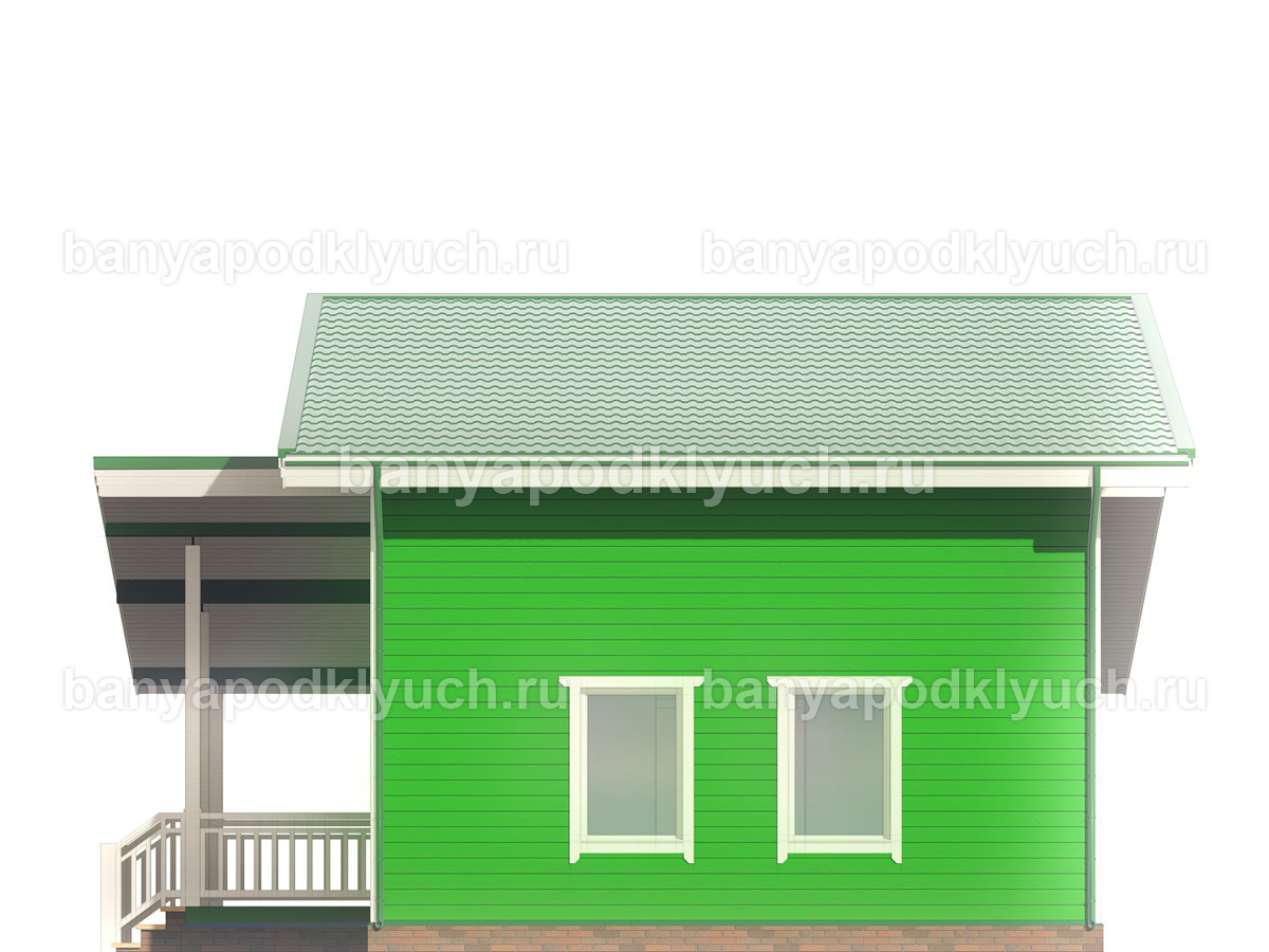 Каркасная баня 9x9 м Каркасная баня 9x9 м