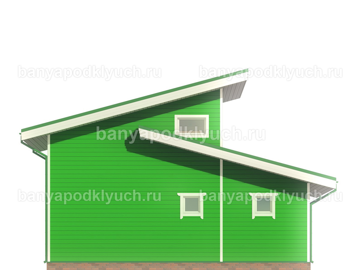 Каркасная баня 9x9 м Каркасная баня 9x9 м