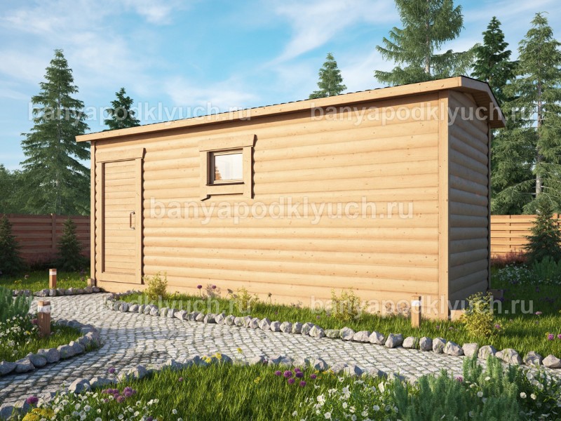 Баня мобильная